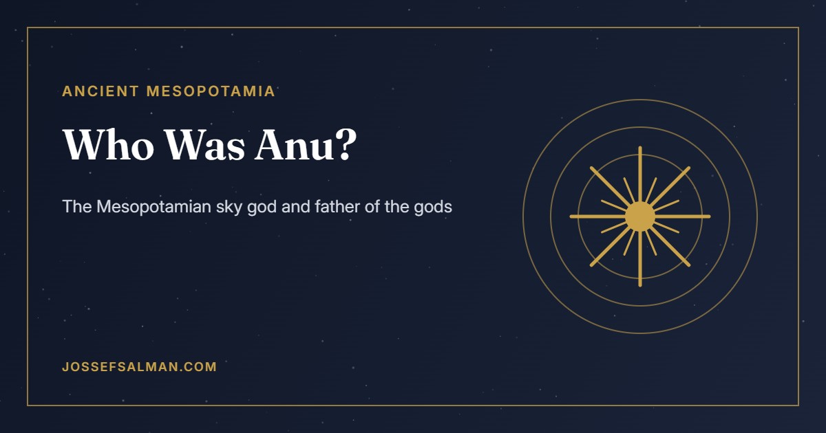 Who Was Anu in Mesopotamian Religion?