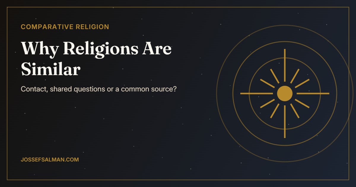 Why Religions Are Similar – title card for the God and Religion guide